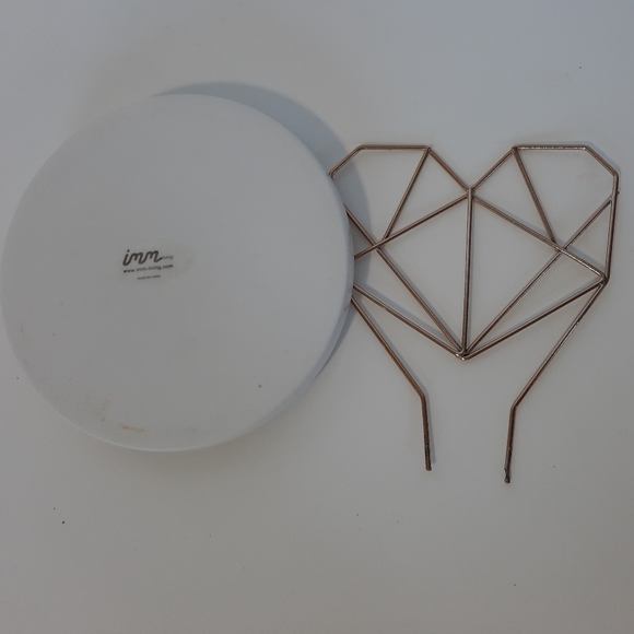 Pre-owned IMM copper heart shaped jewelry holder - Picture 6 of 6